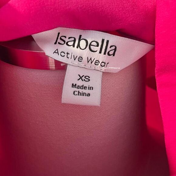 New with Tag Isabella Active Women's Pink Jacket xs - Picture 7 of 7